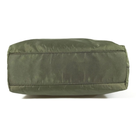 Authentic Prada Green Nylon satchel - small - Picture 5 of 12